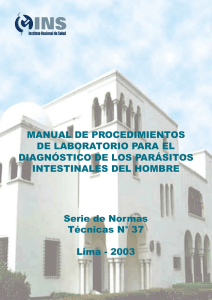 MANUAL DE PROCEDIMIENTOS DE LABORATORIO - BVS-INS