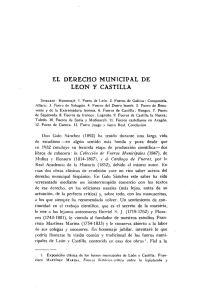 EL DERECHO MUNICIPAL DE