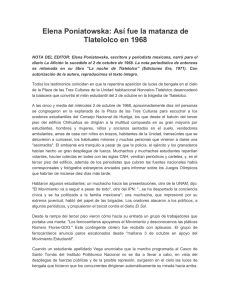 Elena Poniatowska: Así fue la matanza de Tlatelolco en 1968