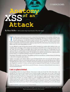 Anatomy of an XSS Attack