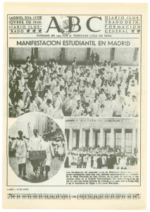 MANIFESTACION ESTUDIANTIL EN MADRID