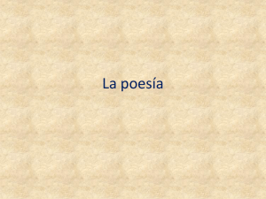 La poesía