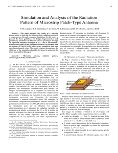 Simulation and Analysis of the Radiation Pattern of Microstrip Patch