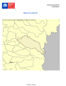 Informe de territorio COIHUECO Mapa de la selección