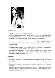 Boletín nº00 - Movimiento Sacerdotal Mariano
