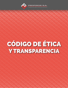 codigo de etica y transparencia