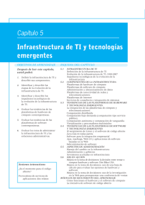 Infraestructura de TI y tecnologías emergentes