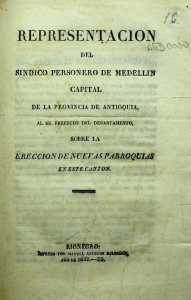 Representación del Síndico Personero de Medellín capital de la