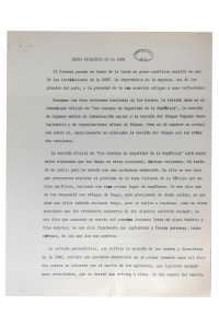 El Viernes pasado en horas de la tarde un grave conflicto estalló en