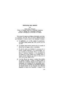 Para conocer los aspectos psicológicos relacionados con el abor