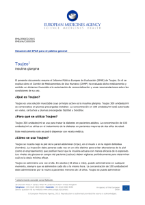 Toujeo, INN-insuline glargine - European Medicines Agency