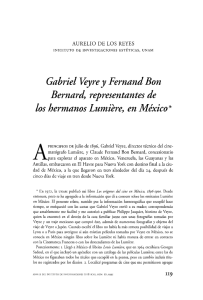 AnalesIIE67, UNAM, 1995. Gabriel Veyre y Fernand Bon Bernard