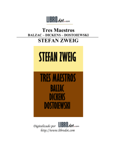 Tres Maestros (Balzac – Dickens – Dostoiewski)