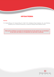 Guías para el manejo de la Hiponatremia
