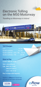 Toll Charges How to Pay