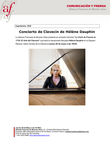 Concierto de Clavecín de Hélène Dauphin