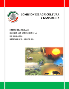 comisión de agricultura y ganadería