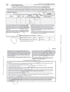 Medicaid Eligibility Veriﬁcation