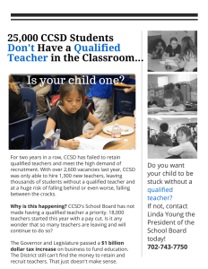 FINAL for Rally 25,000 CCSD Students Don`t Have a Qualified