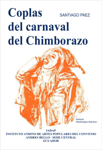 Coplas del carnaval del Chimborazo