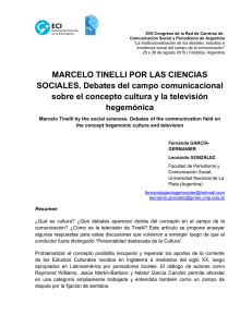 Marcelo Tinelli por las ciencias sociales. Debates
