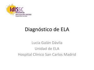 Diagnóstico de ELA - Asociación Española de ELA