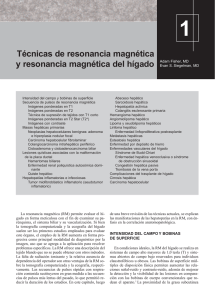 Técnicas de resonancia magnética y resonancia magnética del