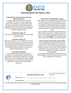 School Newsletter #25: March 5, 2014