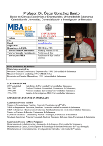 Óscar González Benito - Instituto Multidisciplinar de Empresa