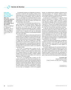 Revista de Revistas Infección intrauterina por virus Zika y microcefalia.
