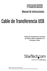 Cable de Transferencia USB