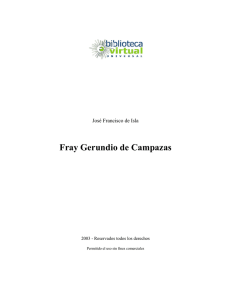 Fray Gerundio de Campazas - Biblioteca Virtual Universal