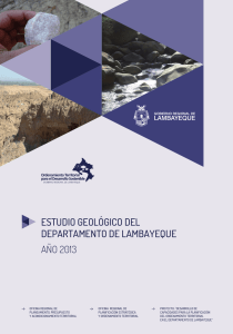 estudio geológico del departamento de lambayeque año 2013