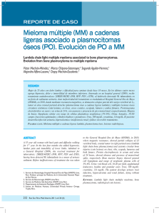 Mieloma múltiple (MM) - Curso Internacional Medicina Interna