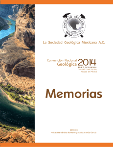 Memorias - Sociedad Geológica Mexicana