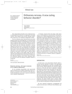 Orthorexia nervosa. A new eating behavior disorder?