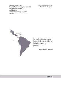 La profesión docente en la era de la informática y la lucha