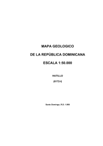 mapa geologico de la república dominicana escala 1:50.000