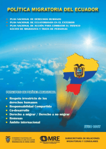 política migratoria del ecuador