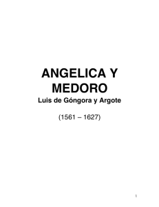 Gongora y Argote, Luis de, ANGELICA Y MEDORO