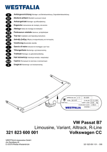 VW Passat B7 Limousine, Variant, Alltrack, R-Line