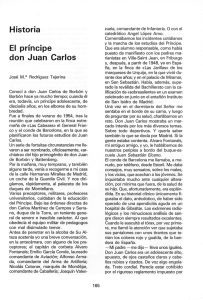 Historia El príncipe don Juan Carlos