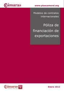 Modelo de Poliza Financiacion Exportaciones