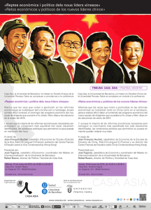 «Reptes econòmics i polítics dels nous líders xinesos