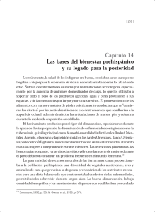 Capítulo 14 Las bases del bienestar prehispánico y su legado para