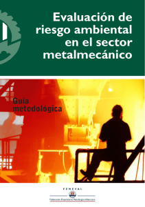 Evaluación de riesgo ambiental en el sector metalmecánico