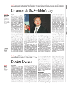 Doctor Duran Un amor de St. Swithin`s day