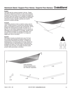 Hammock Stand / Support Pour Hamac / Soporte