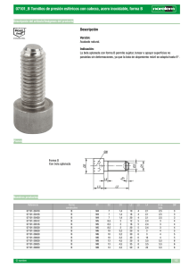 Ficha de datos 07101_B Tornillos de presión esféricos con cabeza