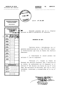 MINISTERiO DE HACIENDA LEYN 20`395